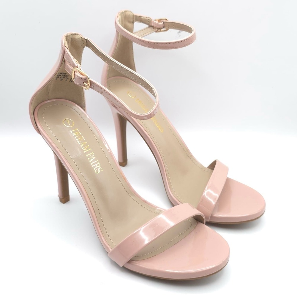 DREAM PARIS KARRIE New Size 7 Women's Stilettos High‎ Heel Sandals Ankle Strap